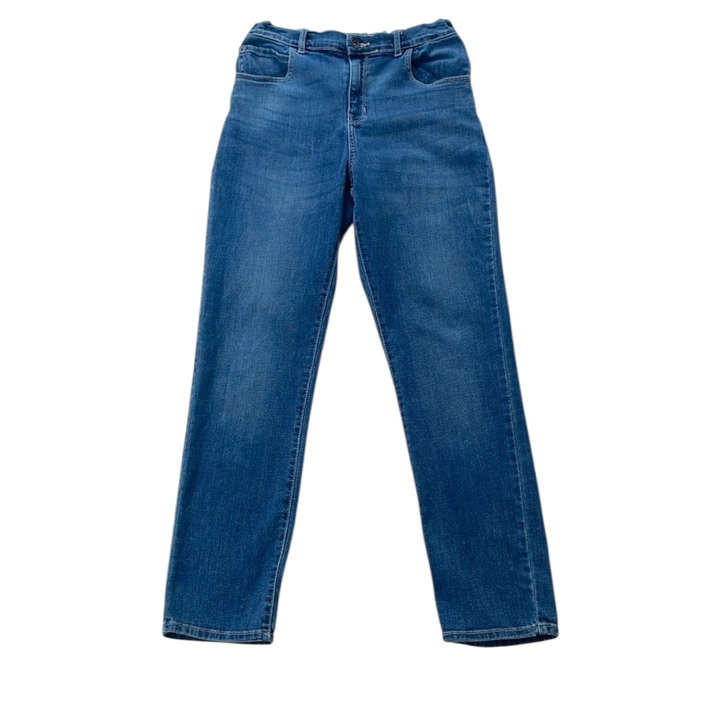 PLACE GIRLS STRETCHY STRAIGHT BLUE JEANS SIZE 16